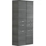 Saphir Midischrank Quickset Badschrank 60 x 33 x 141 cm Grau