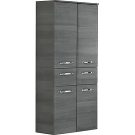 Saphir Midischrank Quickset Badschrank 60 x 33 x 141 cm Grau