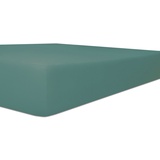 Kneer Spannbettlaken für Topper Vario-Stretch 100 x 200 cm salbei