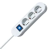 Kopp Steckdosenleiste 1,40 m Weiß 3 St.