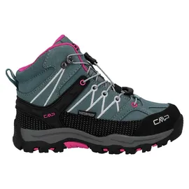 CMP Rigel Mid WP Kinder Mineral Green/Purple Fluo 34