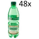 48x Uliveto Acqua Minerale Effervescente Naturale Mineralwasser sprudelnd 0,5Lt