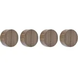 Magnetoplan Magnet Circle (Ø) 30mm Walnuss 4 St. 1665451