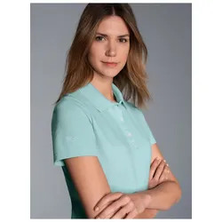Trigema Poloshirt »TRIGEMA Poloshirt Slim Fit«, (1 tlg.) Trigema gletscher XS