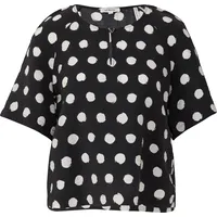 s.Oliver Verkürzte Bluse schwarz 46