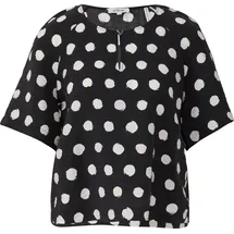 s.Oliver Verkürzte Bluse schwarz 46