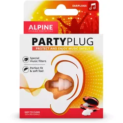 Alpine Hearing Protection PartyPlug Transparent - Earplugs - Gehörschutz