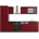 Vicco Küchenzeile R-Line 300 cm Rot/Anthrazit