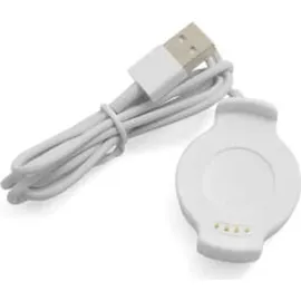 system-s USB Dockingstation Ladegerät Ladestation Cradle Dock für Huawei Watch 2 in Weiß
