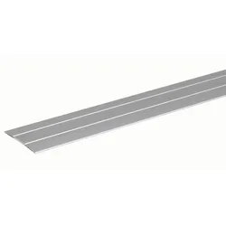 Alberts Übergangsprofil, Aluminium, verschiedene Farben, selbstklebend, flach, Länge 90 cm