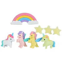 Iwako Radiergummi Einhorn & Pegasus Mehrfarbig