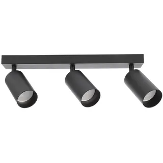 EDO Spot Deckenleuchte MALGA 3 schwarz 3-flammig 3x GU10 EDO777349 EDO