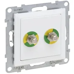 Legrand 765130 SEANO Einsatz Potentialausgleich-Steckdose, Anschlussbolzen nach DIN 42 801, UW 1
