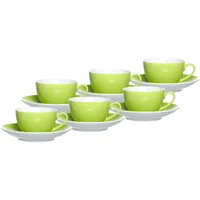 Ritzenhoff & Breker DOPPIO Kaffeetasse 0,2 l Grün 6 St.