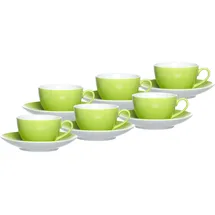 Ritzenhoff & Breker DOPPIO Kaffeetasse 0,2 l Grün 6 St.