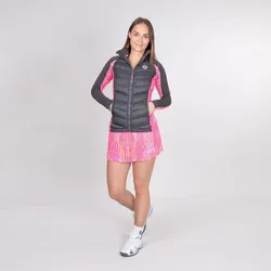 Dania Tech Down Jacket - dark grey, pink S