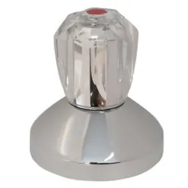 Grohe Atlanta Absperrventil rot/chrom