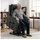 Homcom Fernsehsessel mit Aufstehhilfe Elektrisch 87 x 105 x 96 cm Schwarz