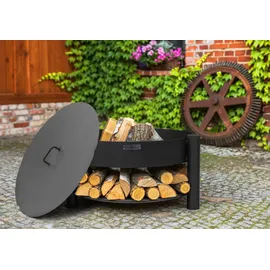 Cook King Feuerschale Montana Ø 60 cm Schwarz