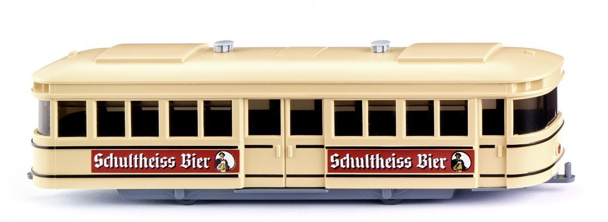 Wiking 074901 Straßenbahn-Anhänger 'Schultheiss-Bier'