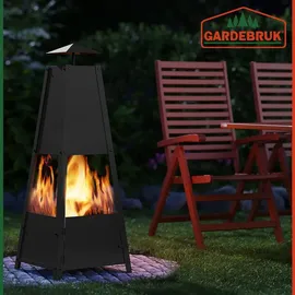 Gardebruk Feuerschale Feuerstelle Ø 102 cm Schwarz