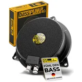 Sinuslive bassPUMP 4 Ohm Körperschallwandler, 50 W RMS Bass-Shaker für spürbaren Bass, Heimkino, Gaming-Stuhl, Sofa, Auto und SIM Racing, Body Shaker - 4 Ohm schwarz