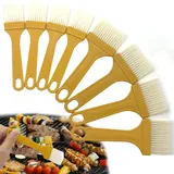 DHER 8 pcs Küche Grillpinsel Brat- und Backpinsel Küche Pastry Brush Nylon-Staubpinsel, Backpinsel, Küchenpinsel zum Grillen, Backen, Backwaren, Desserts (A)