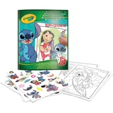 Crayola Lilo&Stitch Sticker Malbuch 32 Seiten 4 Blätter mit Aufklebern