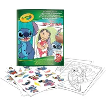 Crayola Lilo&Stitch Sticker Malbuch 32 Seiten 4 Blätter mit Aufklebern