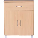 FineBuy Sideboard 60x75x30cm Moderne Kommoden Schrank Kleine Holz Anrichte