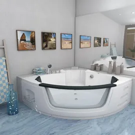 AcquaVapore Whirlpool Eckbadewanne 140 x 140 cm (W05)