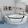 AcquaVapore Whirlpool Eckbadewanne 140 x 140 cm (W05)