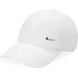 Nike Dri-FIT Club Unstructured Metal Swoosh Cap 100 white/metallic silver S/M
