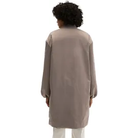 Marc O'Polo "aus recyceltem Polyester-Twill", Damen, Gr. 34, beige (chalky braun), Obermaterial: 100% Polyester. Füllung: 100% Polyester. Futter: 100% Polyamid, unifarben, regular fit, Bündchen, Mäntel Kurzmantel