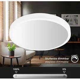 Briloner LED-Panel 21W dimmbar Weiß