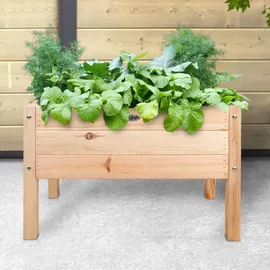 Esschert Design Pflanzen Kölle Hochbeet für Kinder 78,5 x 40 x 50 cm Braun