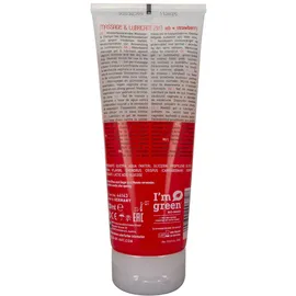 HOT 2in1 Massage & Gleitgel Strawberry 200 ml