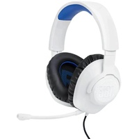 JBL Quantum 100P Konsole – Gaming-Headset für Playstation, Weiß