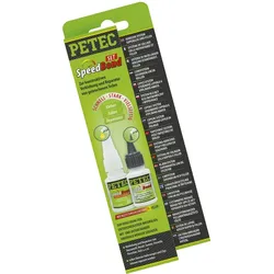PETEC 93550 SpeedBond Set Verklebung Reparatur Sekundenkleber Filler