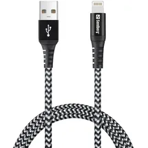 Sandberg USB-A auf Lightning 1 m Schwarz/Grau
