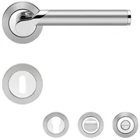 Karcher Design Drückergarnitur Starlight R38 BB0 65 Chrom/Edelstahl matt