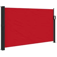 vidaXL Seitenmarkise Ausziehbar Rot 120x500 cm