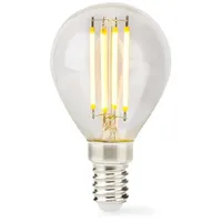 Nedis LED Filament Lampe E14 4,5 W 470 lm 2700 K Dimmbar 1 Stück