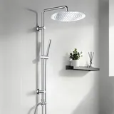 dylin gmbh Duschsystem ohne Armatur Regendusche 30 cm Chrom 92