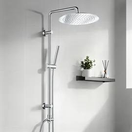 dylin gmbh Duschsystem ohne Armatur Regendusche 30 cm Chrom 92