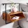 KADIMA DESIGN Wandkonsole, Mango-Holz, Industrial-Stil, 44x45x35cm, Boxspringbetten