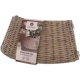 Kaemingk Weihnachtsbaumdecke aus Weide 57x28cm grau