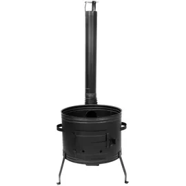 Grillplanet Gulaschkanone 39 cm schwarz