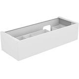 Keuco Edition 11 Waschtischunterschrank 31266890100 140 x 35 x 53,5 cm, mit LED-Beleuchtung, Furnier Eiche Hell