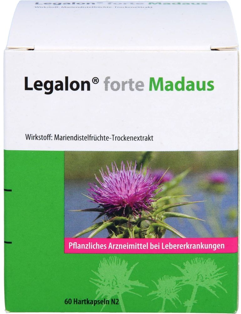 MEDA Pharma LEGALON forte Madaus Hartkapseln Leber